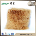 Little Fur Leather Pillow